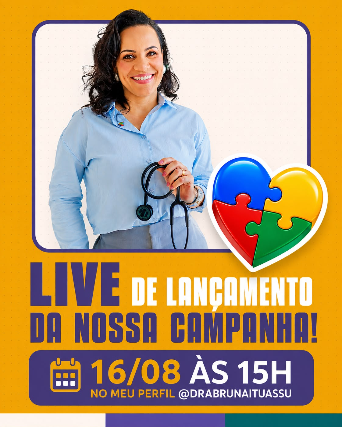Arte: live de lançamento da campanha